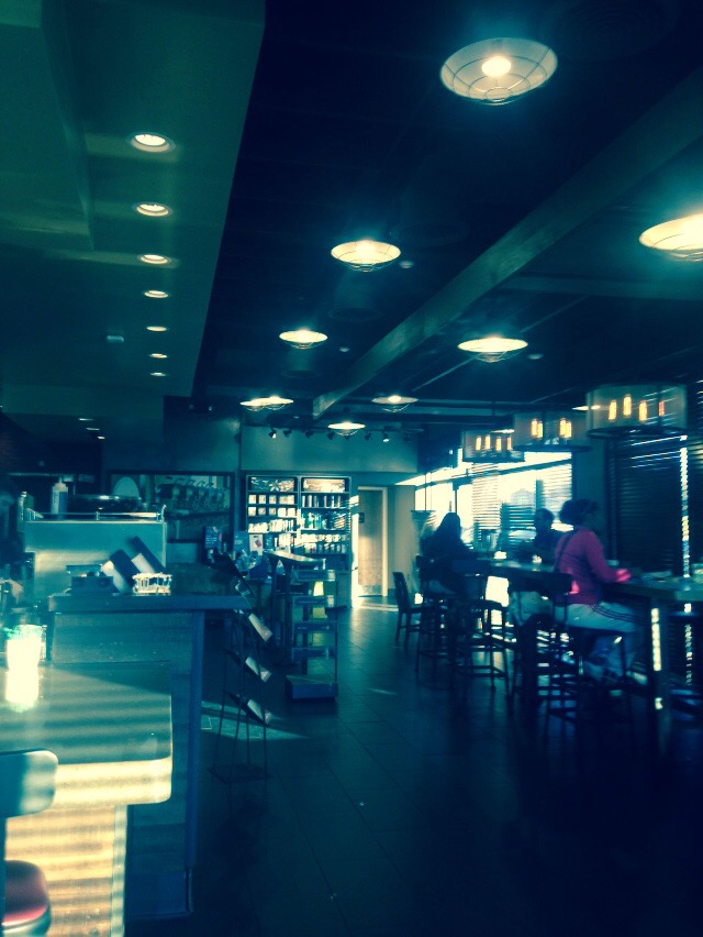 At Starbucks